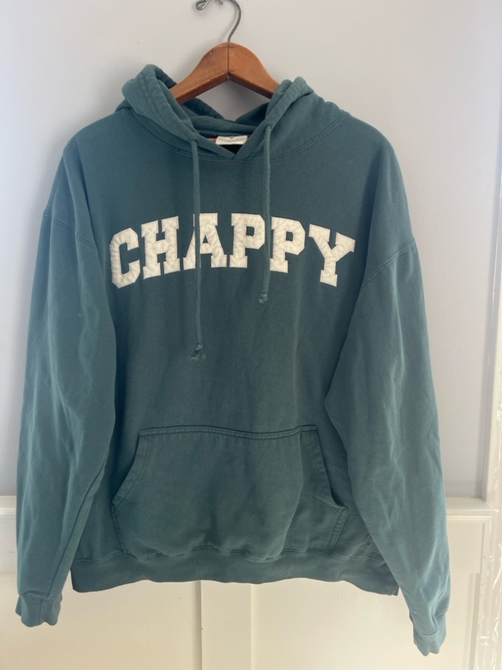 Chappy Hoodie Sweatshirt Green Soft As A Grape Size L Martha’s Vineyard